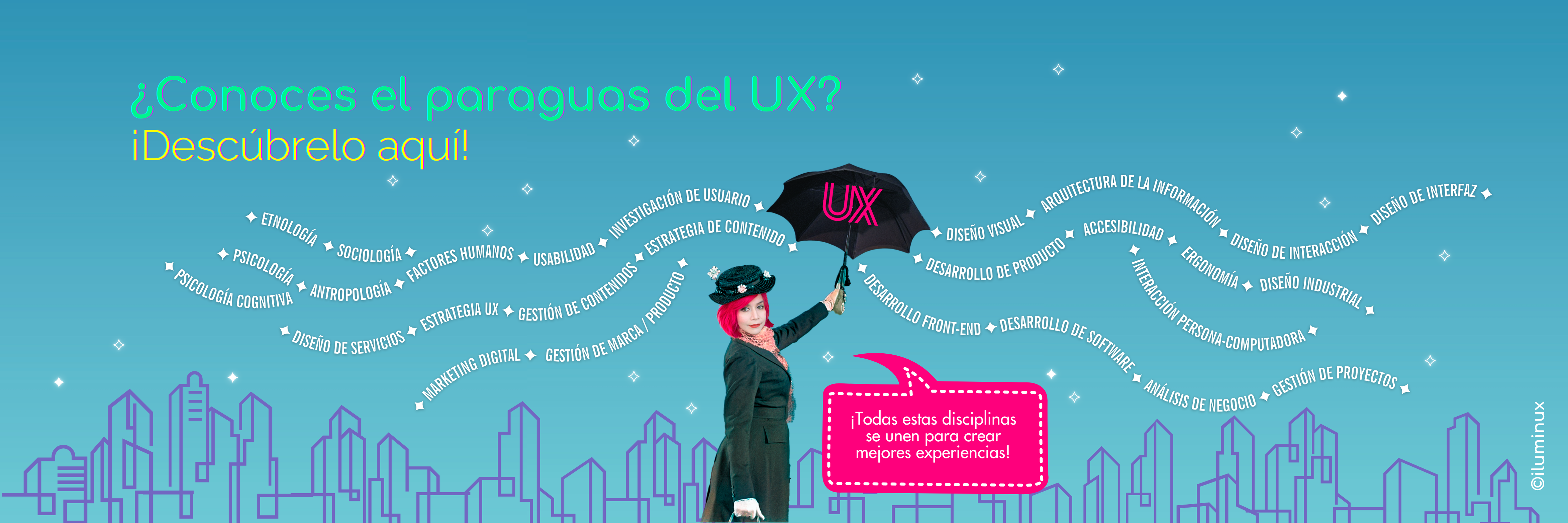 Paraguas del UX por iLuminux